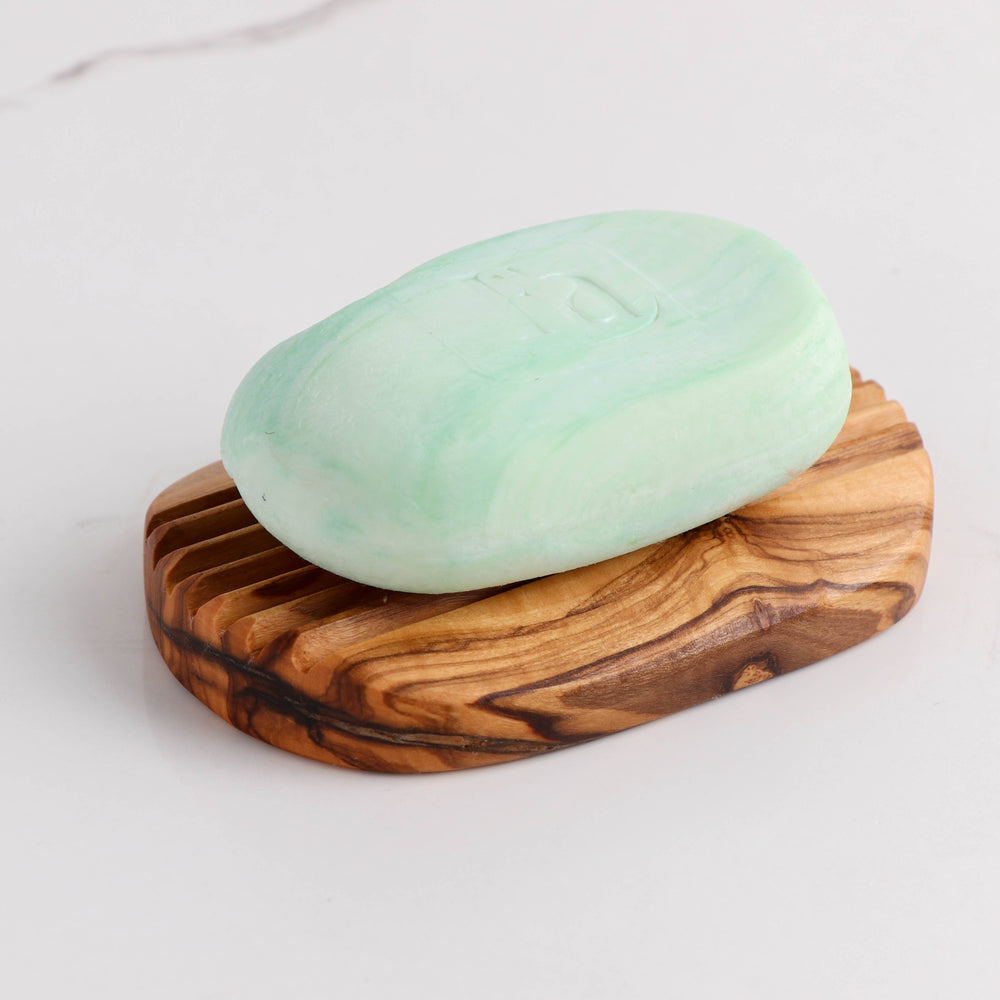 Oval Olive Wood Soap Dish